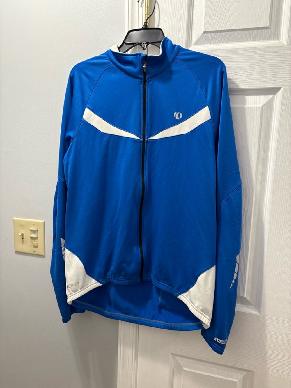 Pearl Izumi Men’s Elite Barrier Cycle Jacket Blue/ White Size XL